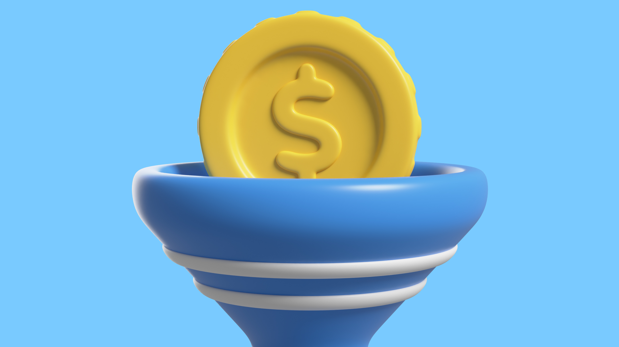 funil de sistema de aquisição